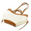 Luka 24-081 MN bézs-konyak női bőr válltáska 31 x 25 x 11 cm 