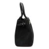 Luka 24-084 fekete női bőr shopper táska, oldaltáska 41 x 28 x 16 cm 