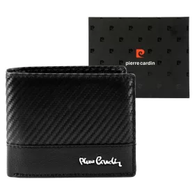   Pierre Cardin YS607 323 fekete férfi bőr pénztárca 11 x 8 x 2.5 cm