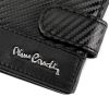 Pierre Cardin YS607 323A fekete férfi bőr pénztárca 11.5 x 8.5 x 2.5 cm 