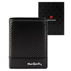   Pierre Cardin YS607 326 fekete férfi bőr pénztárca 10 x 13 x 3 cm