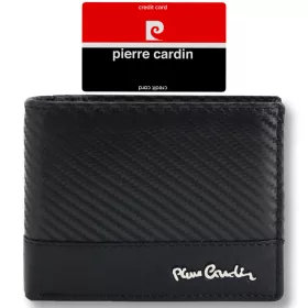   Pierre Cardin YS607 8825 fekete férfi bőr pénztárca 11 x 9 x 2 cm