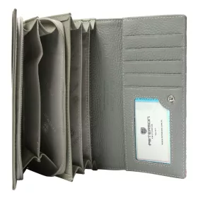   Peterson PTN PX20-1-NPK kék virágmintás női pénztárca 19.5 x 10.5 x 2.5 cm