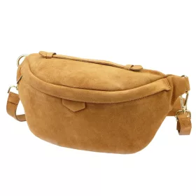   Luka 24-091 konyak női bőr crossbody, oldaltáska 35 x 15 x 11 cm
