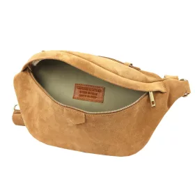   Luka 24-091 konyak női bőr crossbody, oldaltáska 35 x 15 x 11 cm
