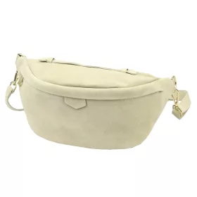   Luka 24-091 bézs női bőr crossbody, oldaltáska 35 x 15 x 11 cm