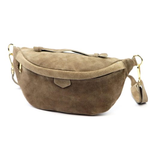 Luka 24-091 drapp női bőr oldaltáska, crossbody 35 x 15 x 11 cm 