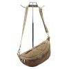 Luka 24-091 drapp női bőr oldaltáska, crossbody 35 x 15 x 11 cm 