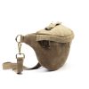 Luka 24-091 drapp női bőr oldaltáska, crossbody 35 x 15 x 11 cm 