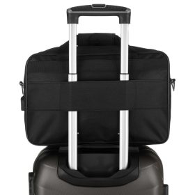   Rovicky R-TL15608 BLK fekete, Wizzair, Ryanair utazótáska, kézipoggyász 40 X 25 X 20 cm