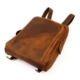   Florence 2004 MH barna női marhabőr hátizsák 28 x 36 x 11 cm