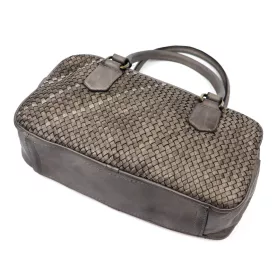   VS 042 taupe női bőr válltáska, oldaltáska 37 x 19 x 11 cm