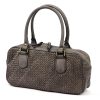 VS 042 taupe női bőr válltáska, oldaltáska 37 x 19 x 11 cm