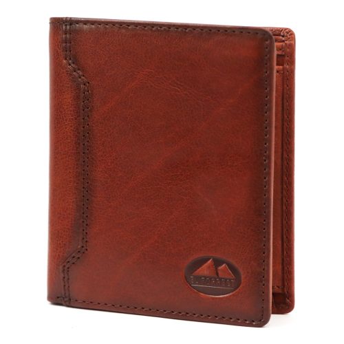 EL FORREST 1370-29 RFID barna férfi marhabőr pénztárca 9.5 x 11.5 x 2.5 cm