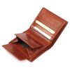 EL FORREST 1370-29 RFID barna férfi marhabőr pénztárca 9.5 x 11.5 x 2.5 cm