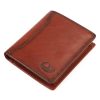 EL FORREST 1370-29 RFID barna férfi marhabőr pénztárca 9.5 x 11.5 x 2.5 cm