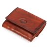 EL FORREST 245-29 RFID barna férfi marhabőr pénztárca 10 x 7.5 x 2.5 cm