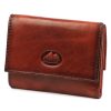 EL FORREST 245-29 RFID barna férfi marhabőr pénztárca 10 x 7.5 x 2.5 cm
