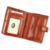 EL FORREST 703-29 RFID barna férfi marhabőr pénztárca 10 x 13 x 3 cm