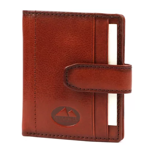 EL FORREST 713-29 RFID barna férfi bőr kártyatartó 8.5 x 9.5 x 2 cm