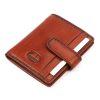 EL FORREST 713-29 RFID barna férfi marhabőr irattartó 8.5 x 9.5 x 2 cm
