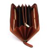 EL FORREST 833-29 RFID barna férfi marhabőr pénztárca 19.5 x 9.5 x 2.2 cm
