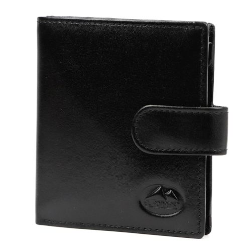 EL FORREST 874-67 RFID fekete férfi marhabőr pénztárca 9.5 x 10 x 2.5 cm
