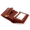 EL FORREST 992-29 RFID barna férfi marhabőr pénztárca 8 x 10 x 2.2 cm