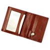 EL FORREST 992-29 RFID barna férfi marhabőr pénztárca 8 x 10 x 2.2 cm