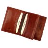 EL FORREST 992-29 RFID barna férfi marhabőr pénztárca 8 x 10 x 2.2 cm