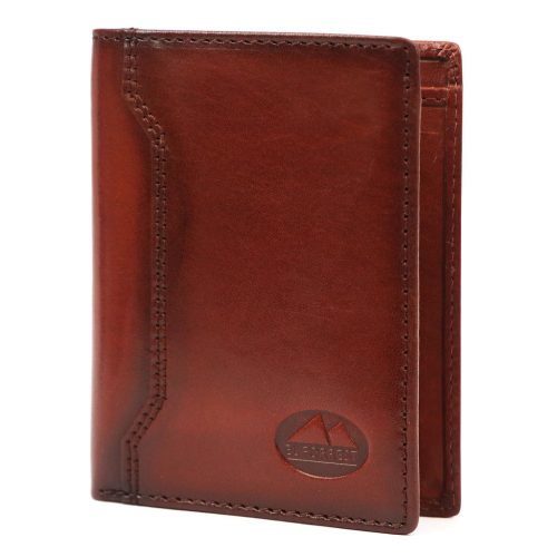 EL FORREST 993-29 RFID barna férfi marhabőr irattartó 8.5 x 11 x 2 cm