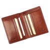 EL FORREST 993-29 RFID barna férfi marhabőr irattartó 8.5 x 11 x 2 cm