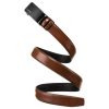 Peterson PTN A002 BROWN férfi marhabőr öv