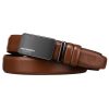 Peterson PTN A002 BROWN férfi marhabőr öv
