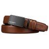 Peterson PTN A002 BROWN férfi marhabőr öv