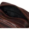 Peterson PTN TB-709-WAX barna férfi bőr oldaltáska 16.5 x 20 x 7 cm