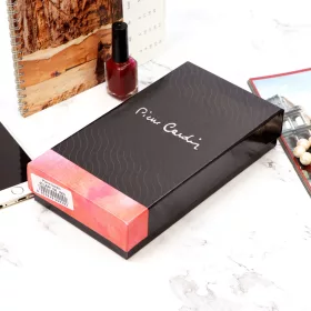   Pierre Cardin 02 LEAF-N 106 piros női bőr pénztárca 19 x 10 x 3 cm