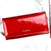 Pierre Cardin 02 LEAF-N 106 piros női lakkbőr pénztárca 19 x 10 x 3 cm