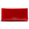 Pierre Cardin 02 LEAF-N 106 piros női lakkbőr pénztárca 19 x 10 x 3 cm