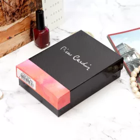   Pierre Cardin 02 LEAF-N 108 piros női bőr pénztárca 14.5 x 8.5 x 3 cm