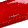 Pierre Cardin 02 LEAF-N 108 piros női lakkbőr pénztárca 14.5 x 8.5 x 3 cm
