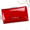 Pierre Cardin 02 LEAF-N 108 piros női lakkbőr pénztárca 14.5 x 8.5 x 3 cm