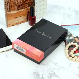   Pierre Cardin 02 LEAF-N 116 piros női bőr pénztárca 9.5 x 17 x 3.5 cm