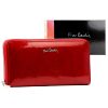 Pierre Cardin 02 LEAF-N 119 piros női lakkbőr pénztárca 20 x 10.5 x 3 cm