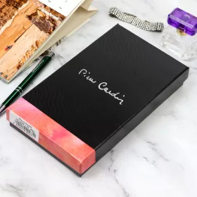   Pierre Cardin 02 LEAF-N 119 piros női bőr pénztárca 20 x 10.5 x 3 cm