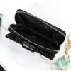 Pierre Cardin 02 LEAF-N 115 fekete női lakkbőr pénztárca 9.5 x 13 x 3.5 cm