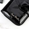 Pierre Cardin 02 LEAF-N 115 fekete női lakkbőr pénztárca 9.5 x 13 x 3.5 cm