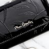 Pierre Cardin 02 LEAF-N 117 fekete női lakkbőr pénztárca 12.5 x 8 x 3.5 cm