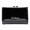 Pierre Cardin 02 LEAF-N 117 fekete női lakkbőr pénztárca 12.5 x 8 x 3.5 cm