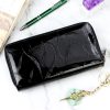 Pierre Cardin 02 LEAF-N 118 fekete női lakkbőr pénztárca 20 x 11 x 4 cm